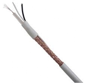 Cabo Coaxial Flexível RF 4mm + Bipolar Externo ( 2x26AWG )
